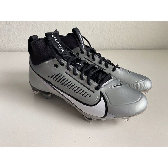 Nike Vapor Edge Pro 360 2 Grey Black Football Cleats DA5456-002 Men’s Sz 8.5 - Picture 2 of 10